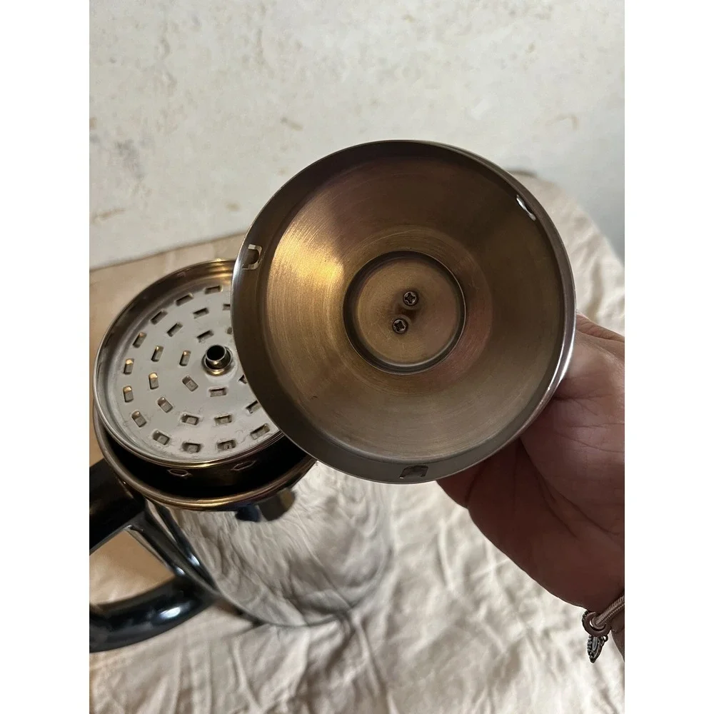 Vintage General Electric Automatic Coffee Percolator 6-12 Cup Missing Cord